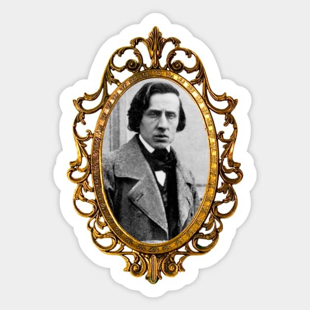 Frederic Chopin Sticker by TheMusicophile